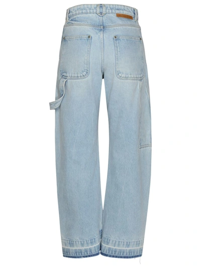Shop Stella Mccartney Light Blue Cotton Jeans
