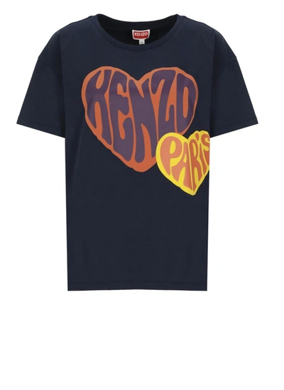 Shop Kenzo T-shirt With Logo In Black