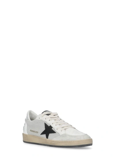 Shop Golden Goose Ball Star Sneakers In Grey