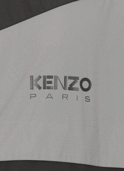 Shop Kenzo Dazzle Windbreaker In Grey