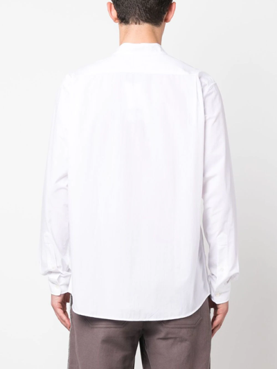 Shop Kenzo Rue Vivienne Man Casual Shirt White