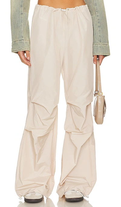 Superdown Ayla Parachute Pant In Beige