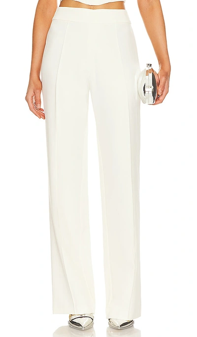 Shop Astr Madison Pants In Ivory