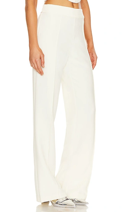 Shop Astr Madison Pants In Ivory