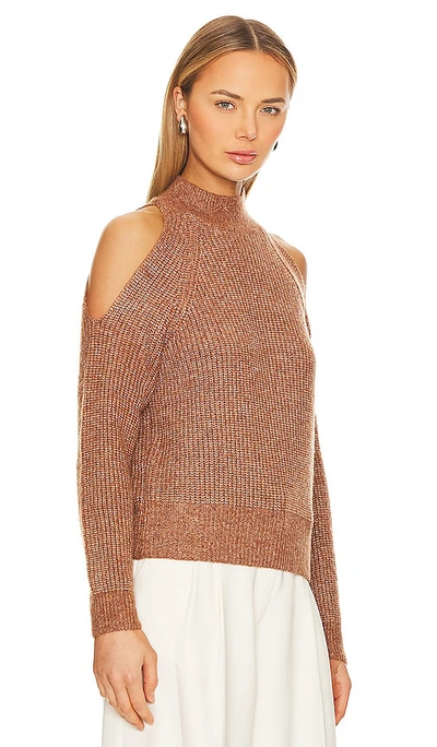 Shop Astr Tori Sweater In Rust Multi