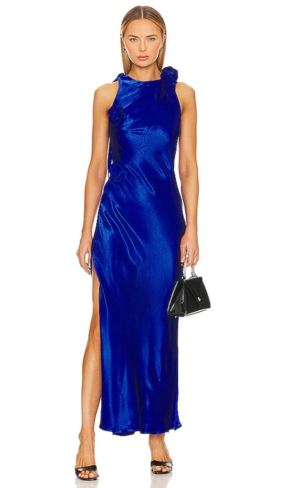 Shop Bardot Reese Midi Dress In Cobalt