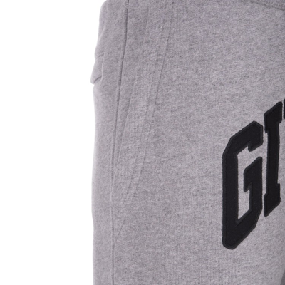 Shop Givenchy Cotton Logo Sweatpants In Grey