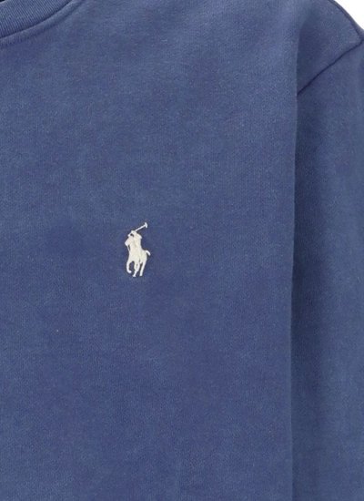 Shop Polo Ralph Lauren Sweatshirt Pony In Blue