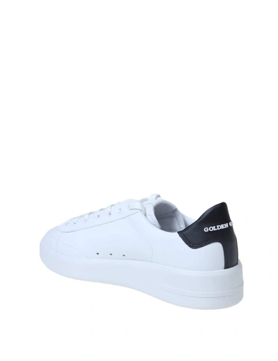 Shop Golden Goose Pure Star Sneakers In Leather In White