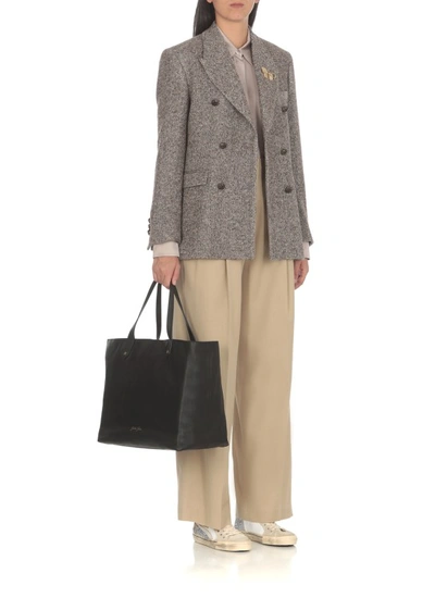 Golden Goose Diva Wool And Silk Blazer In Grey