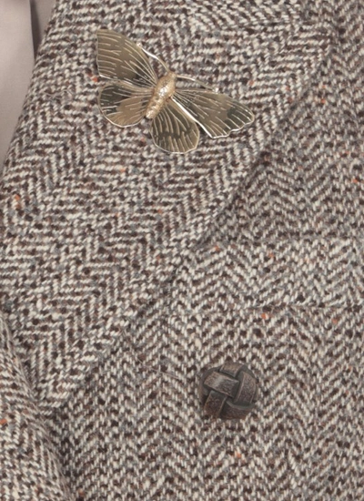 Golden Goose Diva Wool And Silk Blazer In Grey