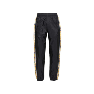 Shop Versace Track Pants In Black