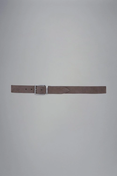 Shop Paul & Shark Reversible Leather Belt In Grey