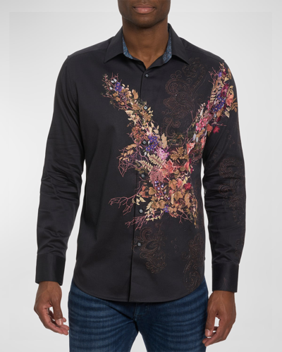 Shop Robert Graham Men's Amaira Floral Button-down Shirt In Multi