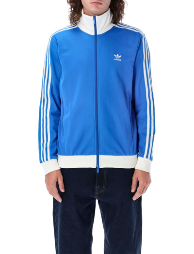 Shop Adidas Originals Beckenbauer Zipped Track Jacket In Blue