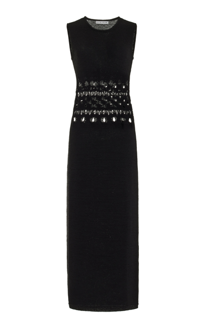 Shop Third Form Break Away Knit Midi Dress In Black