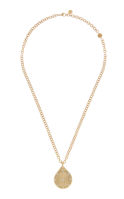 Shop Harakh Drops Of Joy 18k Yellow Gold Diamond Pendant Necklace