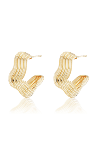 Shop Sorellina Marea 18k Yellow Gold Hoop Earrings