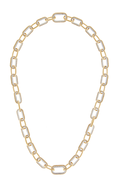 Harakh Sunlight 18k Yellow Gold Diamond Chain Necklace In Gold