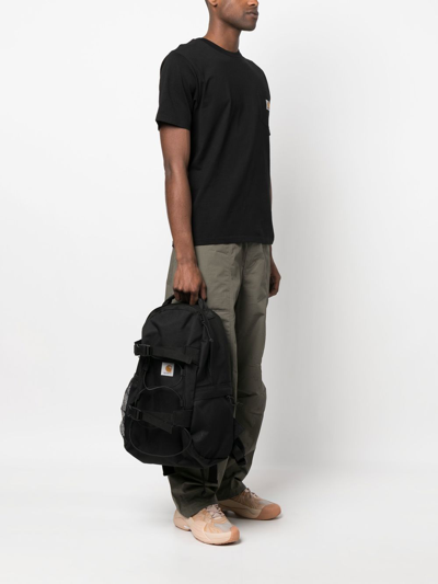 Shop Carhartt Kickflip Backpack Men Black In Polyester