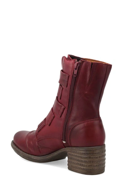 Miz Mooz Georgina Bootie In Bordeaux Leather