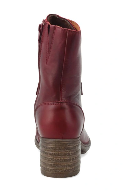 Miz Mooz Georgina Bootie In Bordeaux Leather