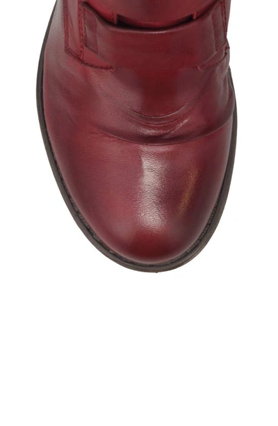 Miz Mooz Georgina Bootie In Bordeaux Leather