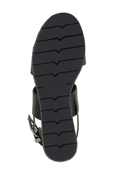 Shop Vince Camuto Miapelle Platform Wedge Sandal In Black