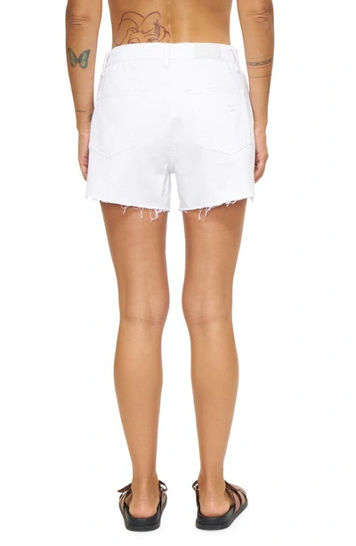 Shop Pistola Conner Cutoff Denim Shorts In Blank Canvas