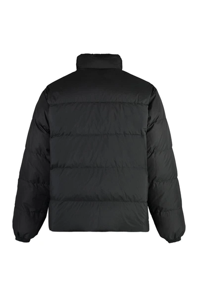 Shop Burberry Reversible Down Jacket In Black