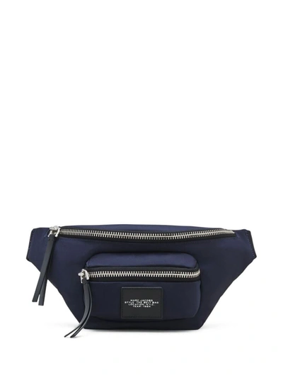 Shop Marc Jacobs Logo-appliqué Belt Bag In Midnight Blue