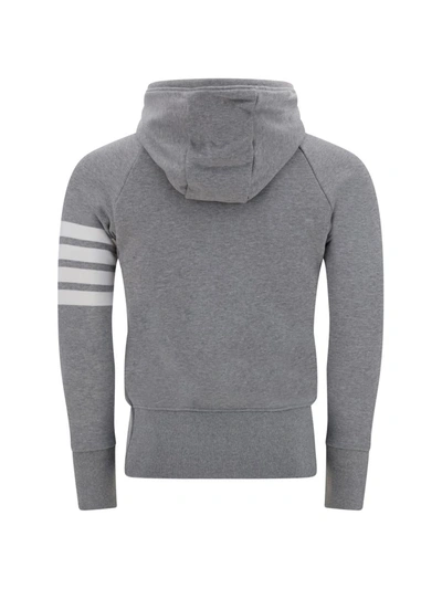 Shop Thom Browne Sweatshirts In Light Grey