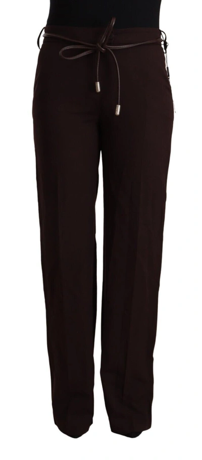 Shop Patrizia Pepe High Waist Straight Formal Women's Pants In Black