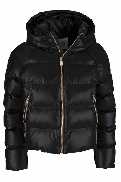 Shop Yes Zee Polyethylene Jackets & Women's Coat In Black
