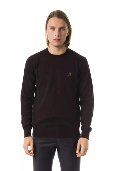 Shop Uominitaliani Merino Wool Men's Sweater In Brown