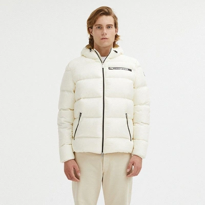 Shop Centogrammi Nylon Men's Jacket In White