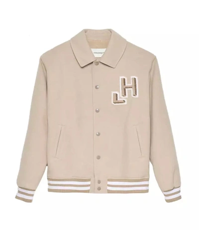 Shop Hinnominate Polyester Jackets & Women's Coat In Beige