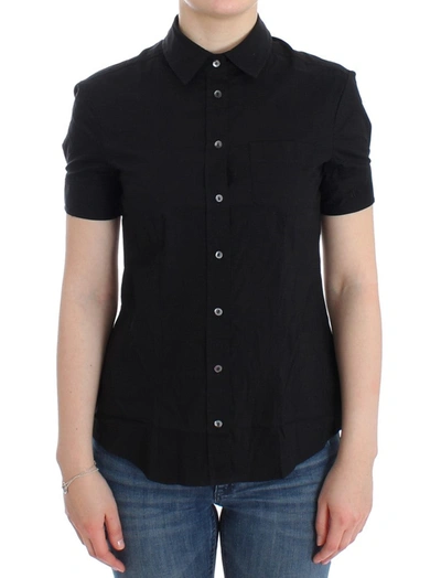 Shop John Galliano Cotton Shirt Women's Top In Black