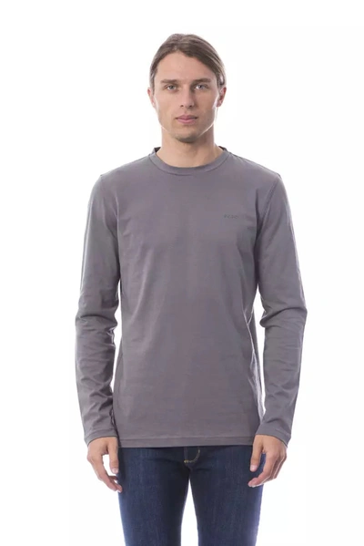 Shop Verri Cotton Men's T-shirt In Grey