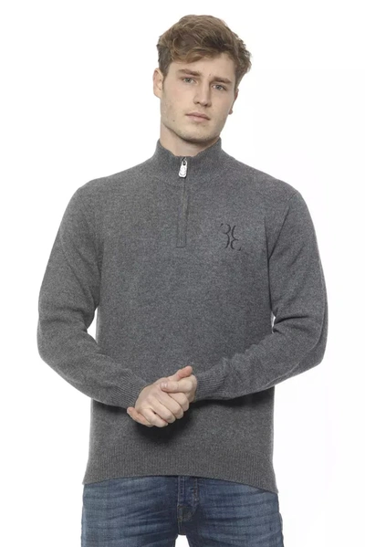 Shop Billionaire Italian Couture Cashmere Men's Sweater In Grey