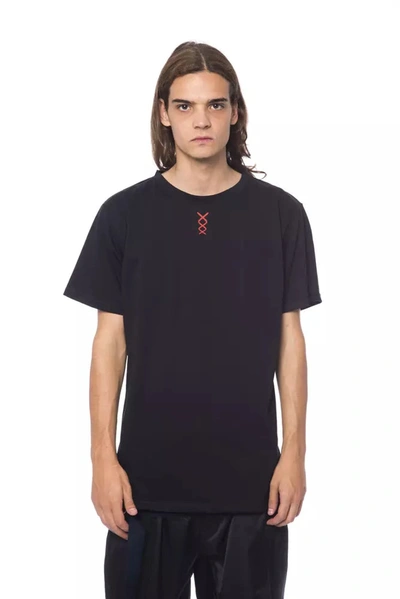 Shop Nicolo Tonetto Cotton Men's T-shirt In Black