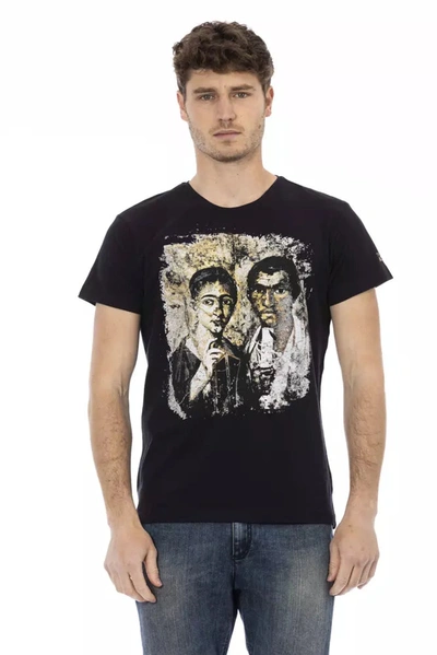 Shop Trussardi Action Cotton Men's T-shirt In Black