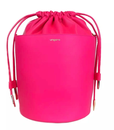 Shop Ungaro Leather Women's Handbag In Pink