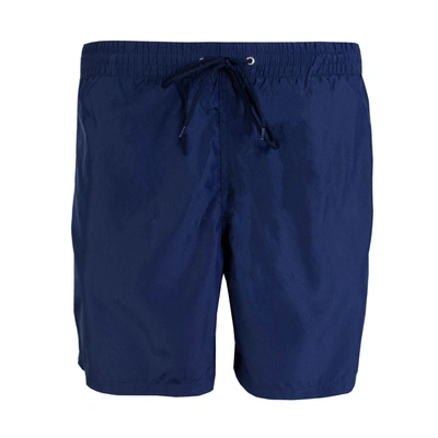 Shop Malo Swim Short With Adjustable Men's Strap In Blue