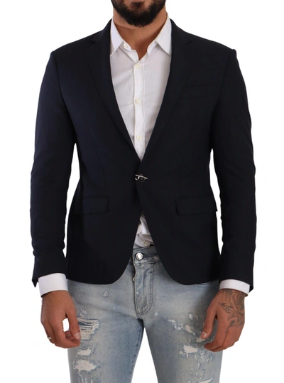 Shop Domenico Tagliente Single Breasted Slim Fit Men's Blazer In Blue