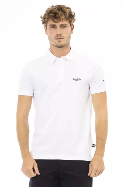 Shop Baldinini Trend Cotton Polo Men's Shirt In Black