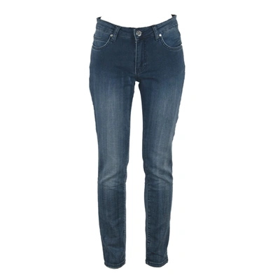 Shop Maison Espin Cotton Jeans & Women's Pant In Blue