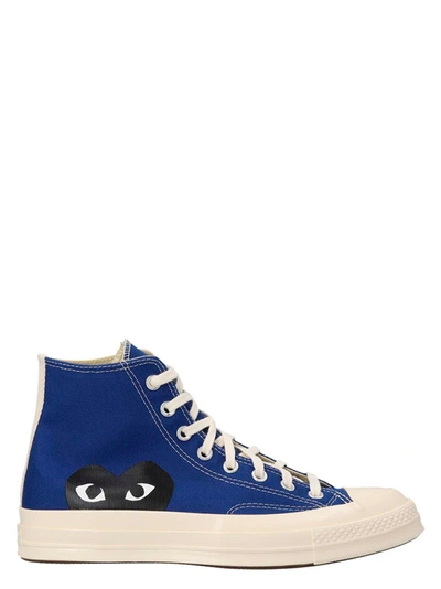 Shop Comme Des Garçons Play Comme Des Garçons  Play X Converse Sneakers Blue