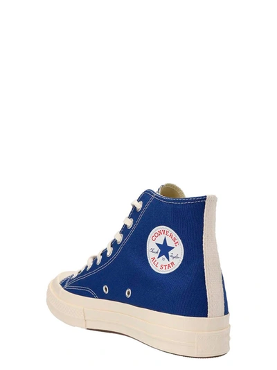 Shop Comme Des Garçons Play Comme Des Garçons  Play X Converse Sneakers Blue