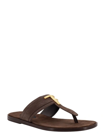 Shop Tom Ford Sandals In Brown